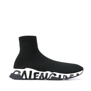 New Balenciaga Women Speed Graffiti Sneakers size 8